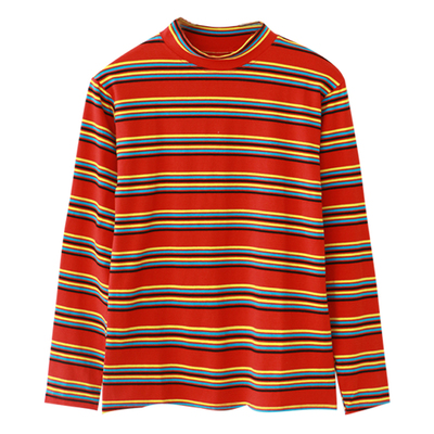 纯棉秋衣保暖女式半高领