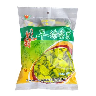 休闲零食云南保山特产同心翡翠绿蚕豆去壳油炸透心青蚕豆剥壳素香