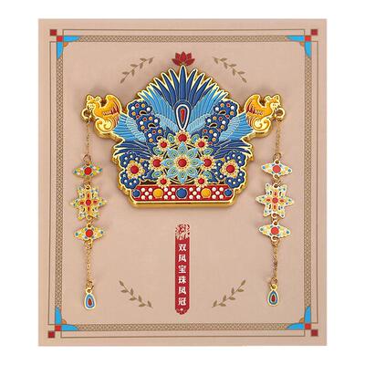 凤冠金属磁吸冰箱贴旅游纪念品