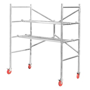 多功能移动折叠防滑脚手架镀锌加厚家用梯子便携式可拼接手脚架子