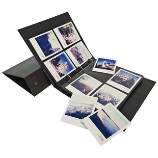 宝丽来活页无纺布相册大容量160+张拍立得itype sx70 wide