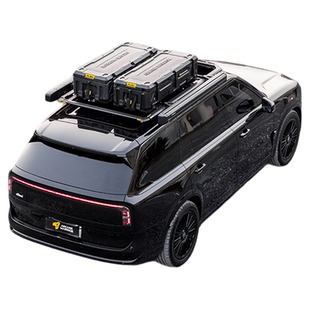 AW官旗极氪9X车顶行李架M'LinkX车顶平台LED射灯改装件配件用品