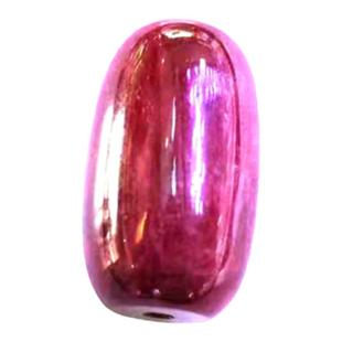 天然红宝石吊坠原石路路通红绿宝桶珠裸石项坠挂件首饰品散珠项链