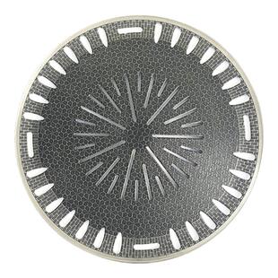 圆形烤盘烤盘炭火不沾烤盘商用韩式烤盘烤盘商用烤肉专用烤盘篦子