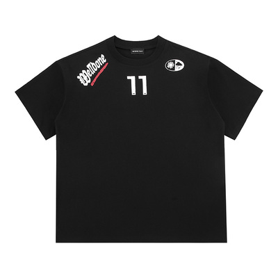 WELLDONE短袖潮牌男女纯棉T恤