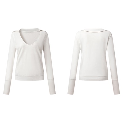 COZYFIT舒适大领显瘦长袖T恤