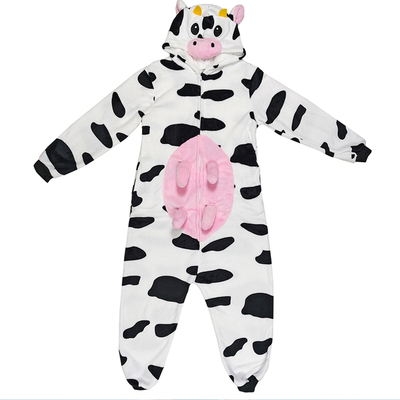 2025冬季新款奶牛连体睡衣带奶头