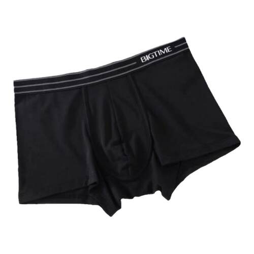 LELF爱生活大时代内裤男女抗菌莫代尔舒适纯棉平角中腰高弹力红色