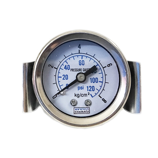 Y-40ZV轴向带U型支架压力表1MPA10KG真空表气压表水压气动表Y50ZV