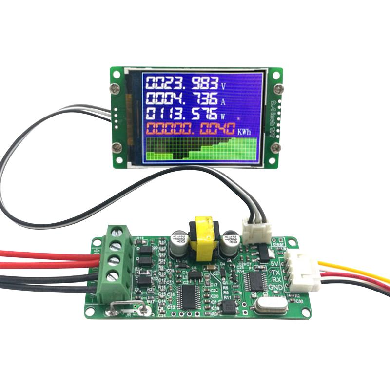 电能计量模块 直流电压电流功率表 60V/400V串口Modbus SUI-201