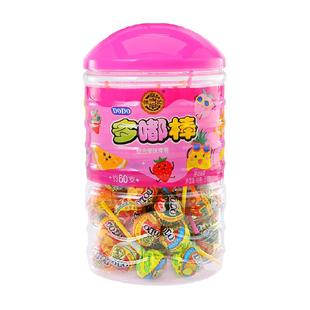 【蜜蜂惊喜社】徐福记DODO混合果味棒棒糖罐装570g每罐约60支儿童