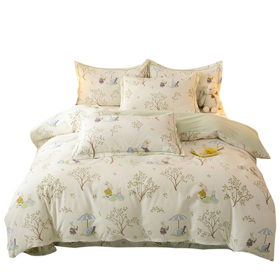 全棉纯棉被套2025新款磨毛被罩