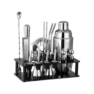 不锈钢调酒套装工具器雪克杯摇酒壶一套shake杯柠檬茶鸡尾酒家用