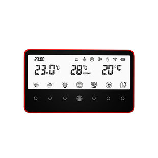 沃尔达C306鱼缸智能控制器透明显示屏水族箱遥控wifi插座插板插排