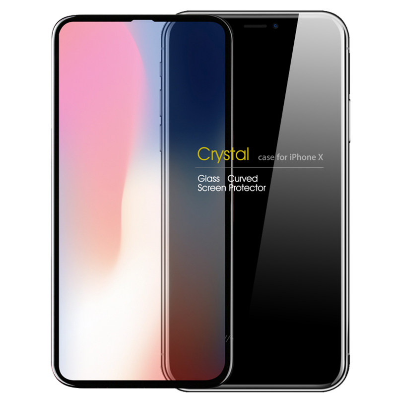 Beiyo 苹果 iPhone X 全屏覆盖防尘钢化膜 超薄透明全包贴膜后膜