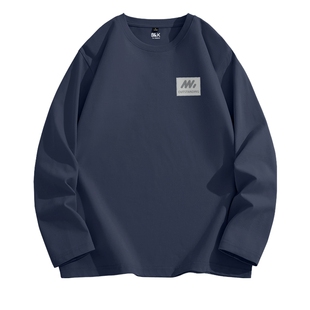 班尼路S&K系列男装2026春夏新款纯棉长袖男士百搭圆领卫衣男款LF