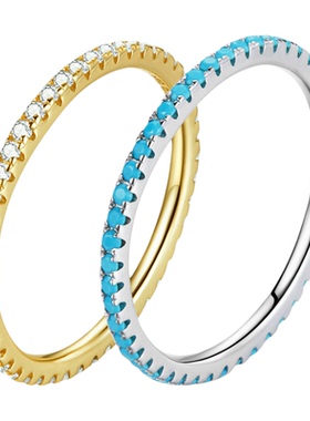 锦河畔热销简约精灵银戒