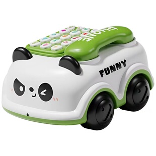 婴儿宝宝益智早教仿真音乐手机儿童小汽车电话机玩具男孩子1到3岁