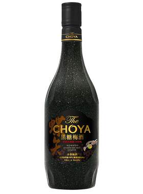 【冲绳黑糖】CHOYA日本原瓶进口黑糖本格梅酒黑朗姆基酒15度700ml