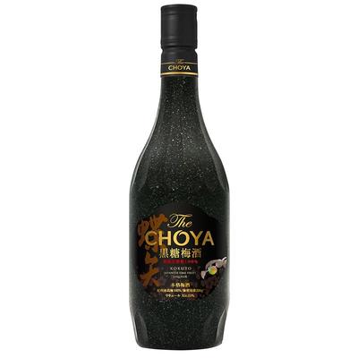 【冲绳黑糖】CHOYA日本原瓶进口黑糖本格梅酒黑朗姆基酒15度700ml