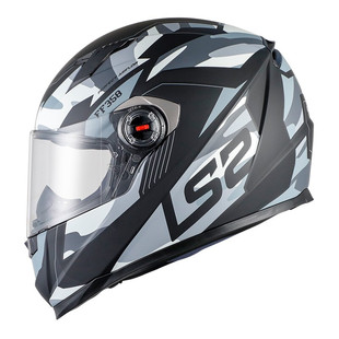 LS2头盔摩托车全盔男女电动车四季防雾机车3C认证安全帽夏 FF358