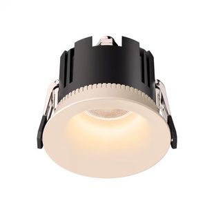 禾品可可蛋奶无边框筒灯嵌入式深杯防眩乳胶漆同色防水普瑞筒射灯