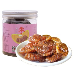 蜜枣煲汤宣城水东特产无核兰花枣600g徽枣蜜枣休闲零食小吃罐装