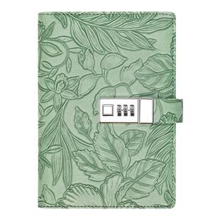 密码锁笔记本高颜值B6学生日记本简约复古男女孩初高中生手账本精致创意带锁成人记事本礼盒装可定制刻字送礼