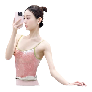 vonsu梵舒芭蕾舞练功服吊带形体服女生体操服连体服成人 现货6128