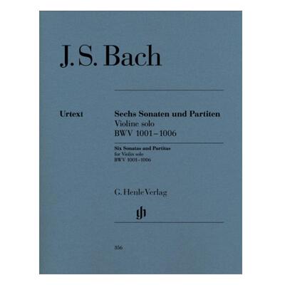 巴赫六首小提琴组曲亨乐原版