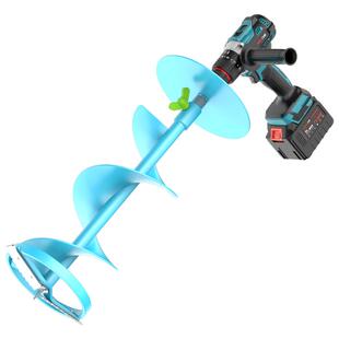 无刷锂电钻大扭力电动冬钓冰钓机送氧钻冰钻头冰面破冰打洞孔神器