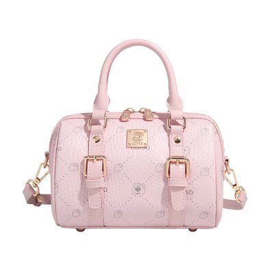 迪士尼草莓熊印花可爱波士顿包