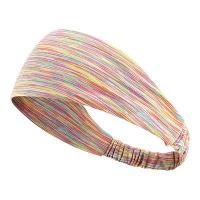 运动发带户外跑步健身瑜伽吸汗束发带彩色男女士头巾止汗带XTJ35