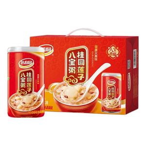 达利园八宝粥360g*12罐莲子银耳红枣粥营养早餐方便速食送礼佳品