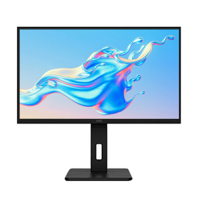 aoc升降旋转商务办公台式显示器