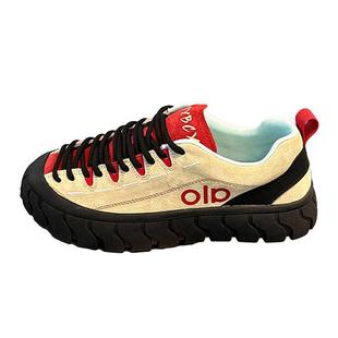 翻毛皮男鞋2025秋季新款欧洲站运动休闲皮面板鞋厚底防滑工作潮鞋