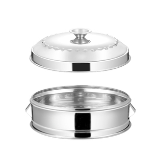 蒸笼家用小笼包加深蒸屉不锈钢笼屉商用蒸格炒锅蒸架早点大小蒸笼