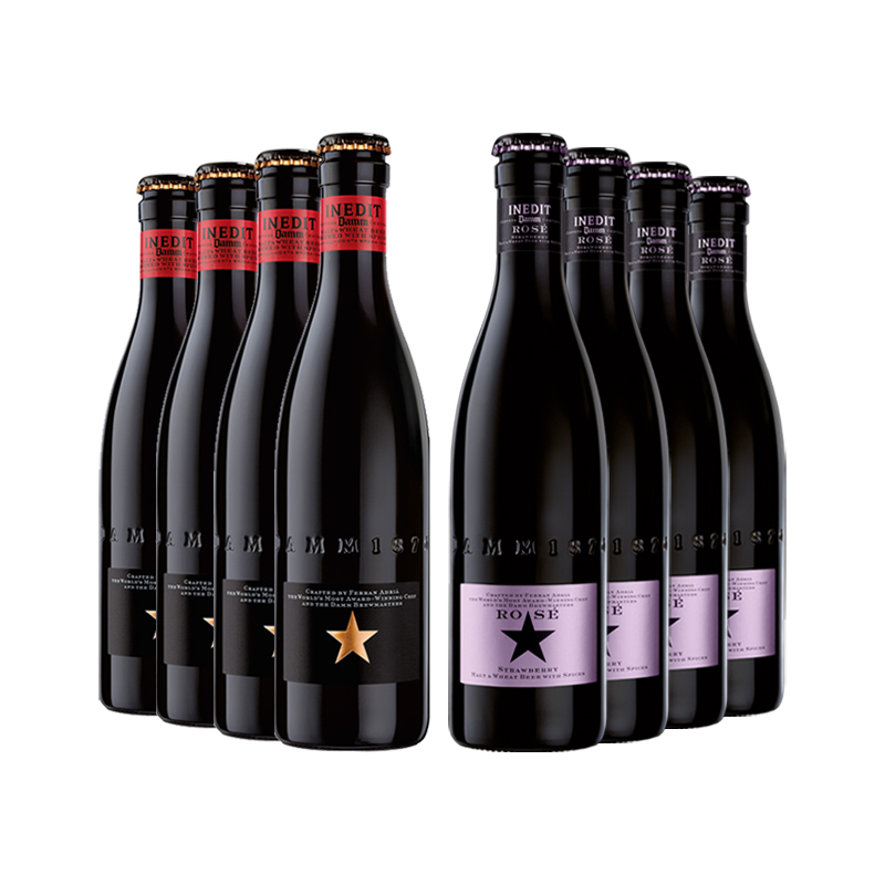艾帝達(dá)姆啤酒組合小星小麥白啤+小莓好330ml 保質(zhì)期至2025/12/28