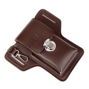 真皮男士手机包腰包头层牛皮穿皮带挂腰工地干活超薄香烟皮套竖款