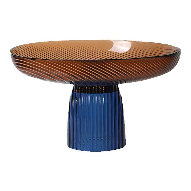 MOLA.Meaning.意大利艺术轻奢风高档水晶玻璃水果盘家用客厅|意纹