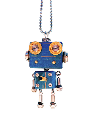 木小魔木质情侣女蒸汽朋克毛衣链