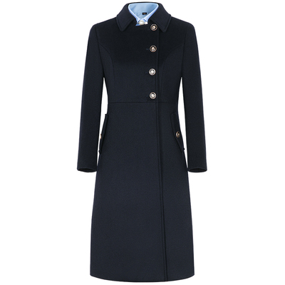 职业毛呢大衣中长款男女同款