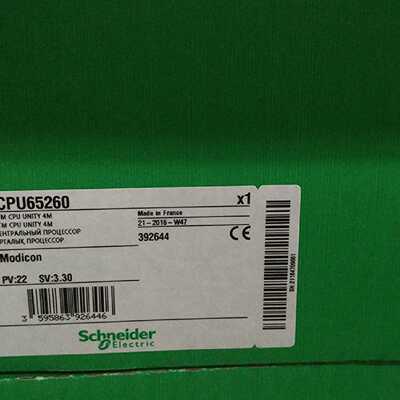 议价Schneider无算术协处理器140CPU65260全新现货