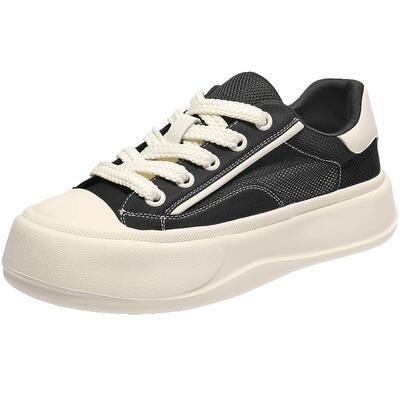 百丽男鞋大网镂空透气休闲板鞋男士夏季厚底增高帆布鞋A2017BM5