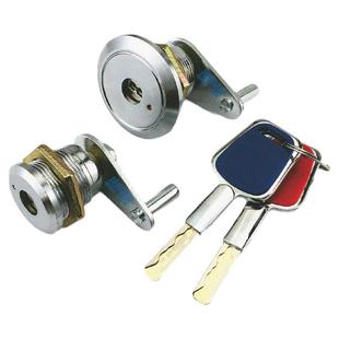 C级保险柜锁芯叶片锁头通用老式主锁芯红蓝保险箱锁应急大小锁芯