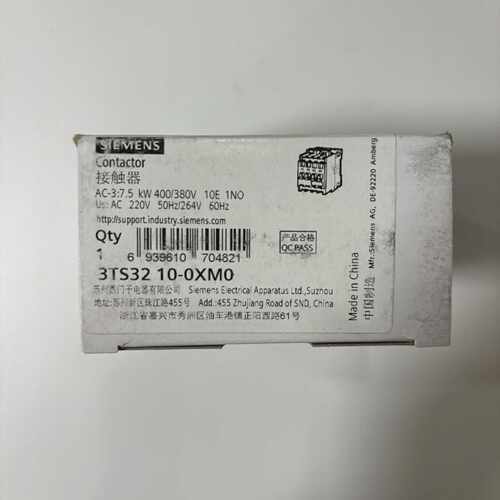 下单前咨询西门子3TS32 10-0XM0交流接触器