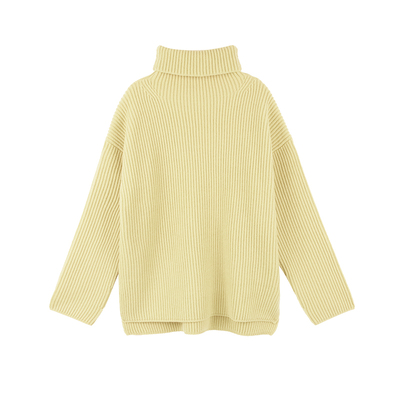 MRS羊绒高领套头针织衫大毛衣