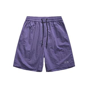 户外速干伞兵短裤男夏季美式梭织潮牌运动沙滩五分裤透气凉感中裤