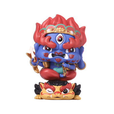 慈元阁萌佛驾到不动明王明盒手办