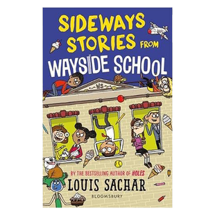 歪歪路小学 英文原版 Sideways Stories From Wayside School 路易斯萨奇尔 荒诞故事  桥梁章节书 课外阅读 搭神奇树屋